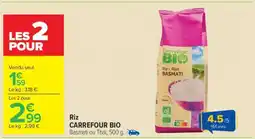 Carrefour Riz CARREFOUR BIO offre