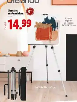 Lidl Chevalet en aluminium offre