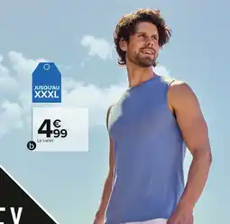 Carrefour T shirt sans manches offre