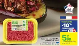 Carrefour Viande hachée CARREFOUR BIO offre