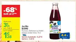 Carrefour Jus Bio BJORG offre