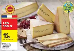 Carrefour Market Morbier A.O.P offre