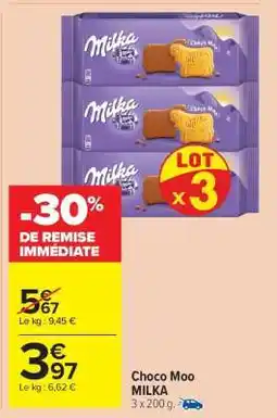 Carrefour Market Choco Moo Milka offre