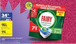 Carrefour Market Capsules lave-vaisselle Pack XL offre