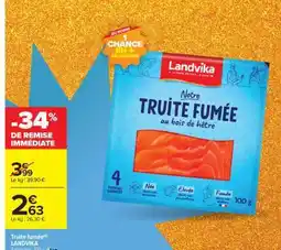 Carrefour Truite Fumée Landvika offre