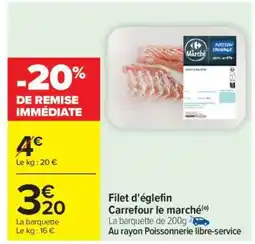 Carrefour Filet D'églefin offre