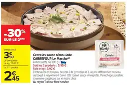 Carrefour Cervelas sauce rémoulade offre