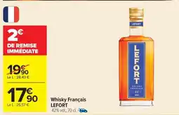 Carrefour WHISKY FRANÇAIS LEFORT offre