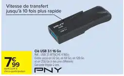 Carrefour Clé USB 3.1 16 Go offre