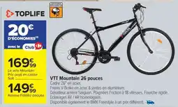 Carrefour VTT Mountain 26 pouces offre