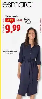 Lidl Robe-chemise offre