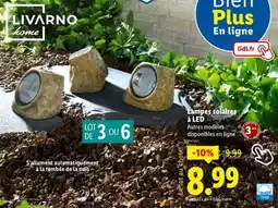 Lidl Lampes solaires à LED offre