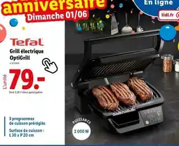 Lidl Grill électrique OptiGrill offre