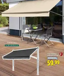 Lidl Store d'extérieur anthracite ou beige offre