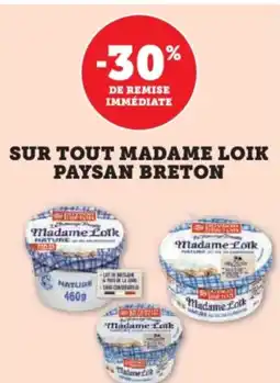 U Express Sur tout madame loik paysan breton offre
