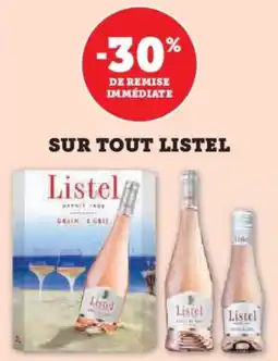 U Express Sur tout listel offre