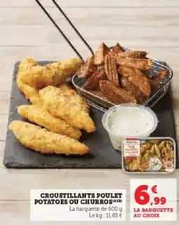 U Express Croustillants poulet potatoes ou churros offre