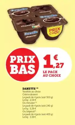 U Express Danette offre