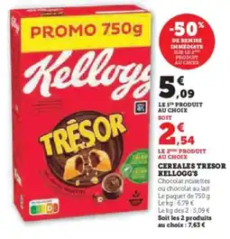 U Express Cereales tresor kellogg's offre