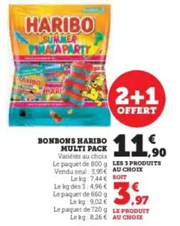 U Express Bonbons haribo multi pack offre