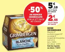 U Express Biere grimbergen offre