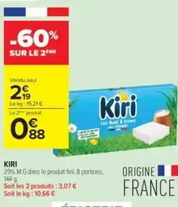 Carrefour Contact Kiri offre