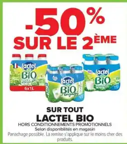 Carrefour Contact Sur tout lactel bio offre