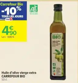 Carrefour Contact Huile d'olive vierge extra carrefour bio offre