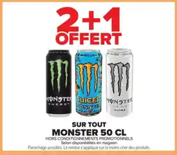 Carrefour Contact Sur tout monster offre