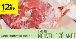Carrefour Contact Agneau gigôt avec os à rôtir offre