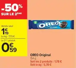 Carrefour Contact Oreo original offre