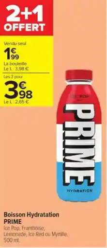 Carrefour Contact Boisson hydratation prime offre