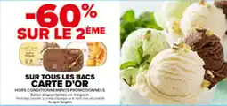 Carrefour Sur tous les bacs carte d'or offre