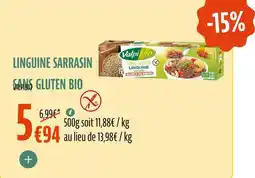 La Vie Claire Linguine sarrasin sans gluten bio offre