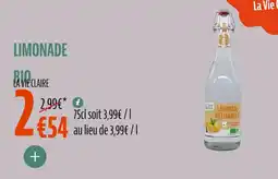 La Vie Claire Limonade bio offre