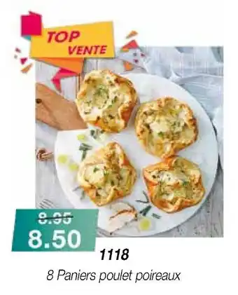 Croque Gel 8 paniers poulet poireaux offre