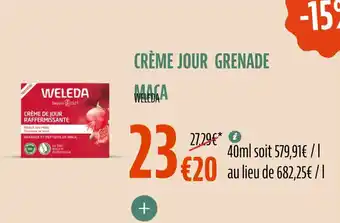 La Vie Claire Crème jour grenade maca offre