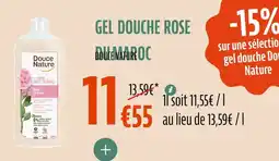 La Vie Claire Gel douche rose du maroc offre