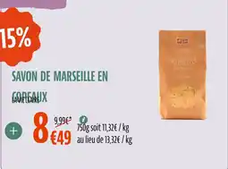 La Vie Claire Savon de marseille en copeaux offre