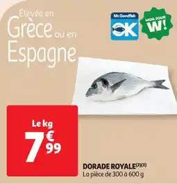 Auchan Supermarché Dorade royale offre