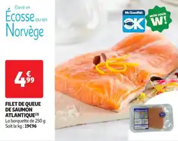 Filet de queue de saumon atlantique