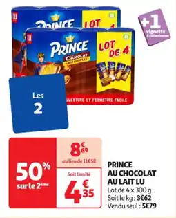 Prince au chocolat au lait lu