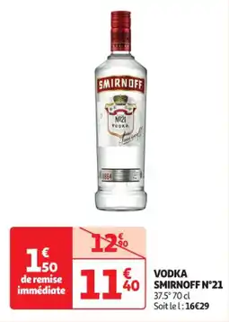 Vodka smirnoff n°21