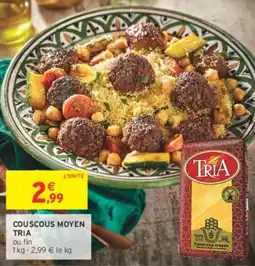 Intermarché Couscous moyen tria offre
