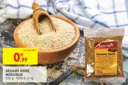 Intermarché Sésame doré mosaique offre
