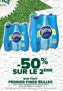 Carrefour Market Sur tout perrier fines bulles offre