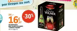 E.Leclerc Vin mousseux brut blanc de blancs charles volner offre