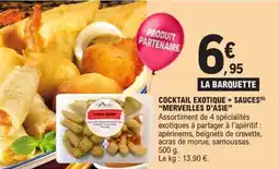 E.Leclerc Cocktail exotique + sauces merveilles d'asie offre