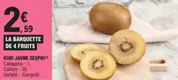 E.Leclerc Kiwi jaune zespri offre