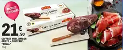 E.Leclerc Coffret mini jambon griffe + couteau argal offre